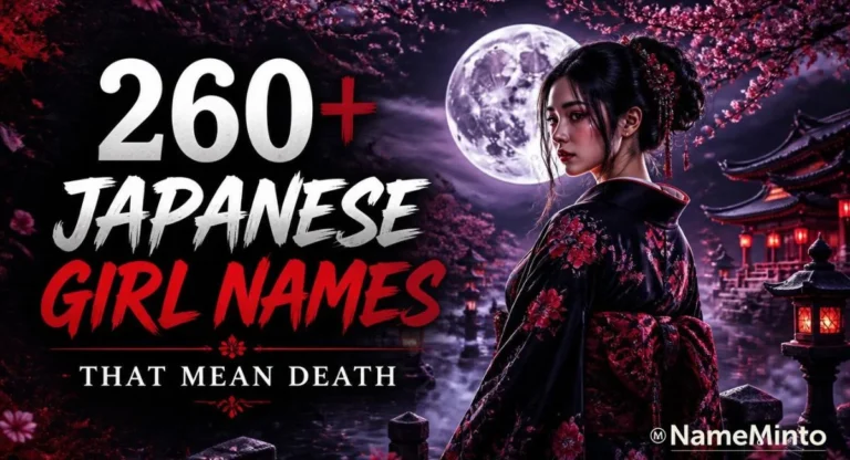 125+ Japanese Girl Names That Mean Death for 2026