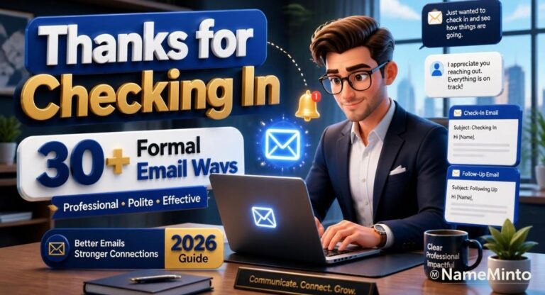 30+ Formal Ways to Say 'Thanks for Checking In' (With Email Templates & Examples) [2026]