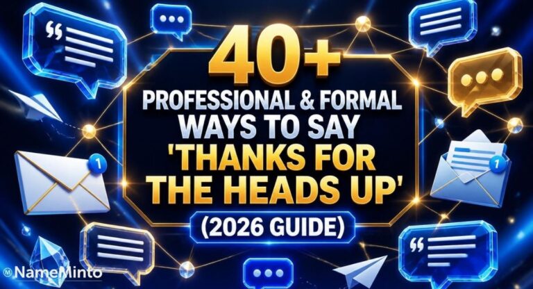 40+ Professional & Formal Ways to Say "Thanks for the Heads Up" (2026 Guide)