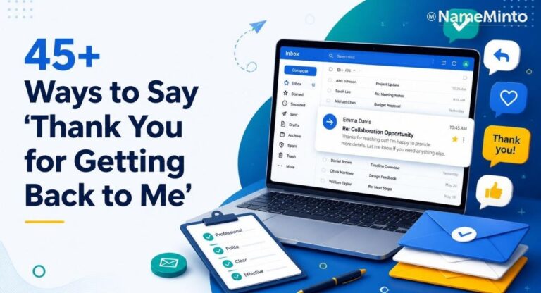 45+ Ways to Say "Thank You for Getting Back to Me" (With Email Templates)