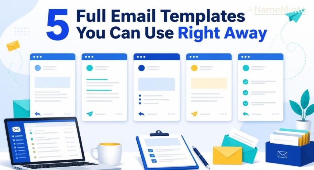 5 Full Email Templates You Can Use Right Away