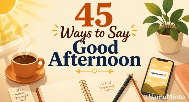 best ways to say good afternoon
