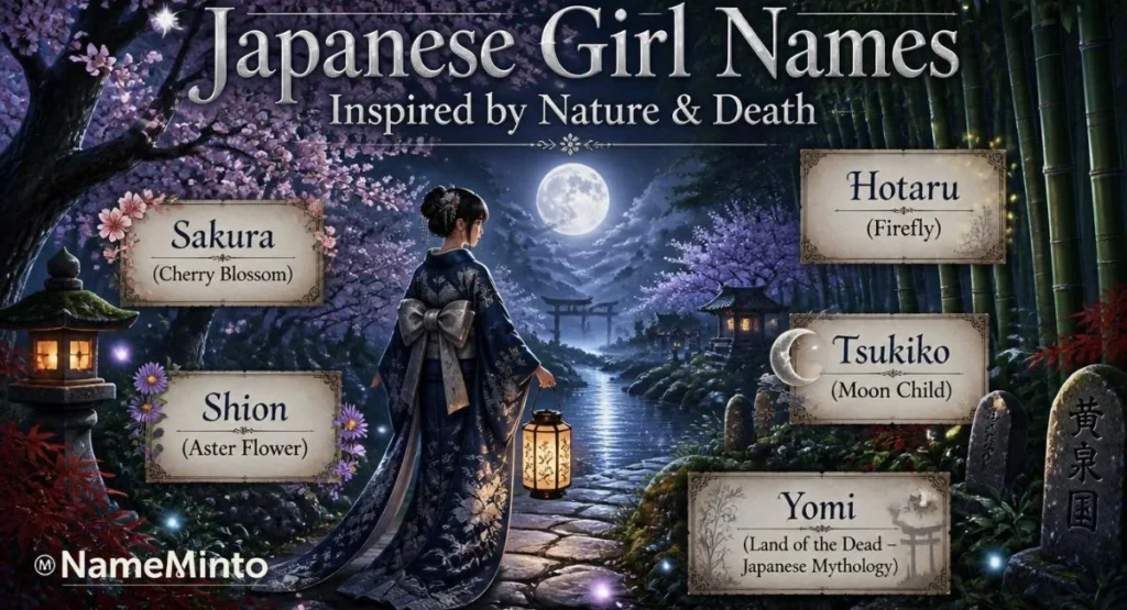 Japanese Girl Names Inspired by Nature & Death