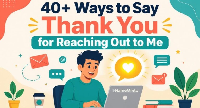 Person replying with thank you message on laptop and phone