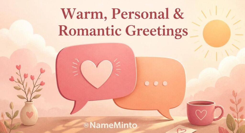 warm and romantic ways to say good afternoon to someone you love